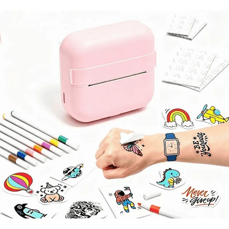 Mini Bluetooth Thermal Sticker Printer Inkless Design